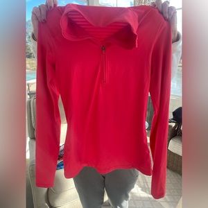 Hot pink Nike quarter zip pullover. Mint condition!